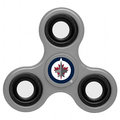NHL Winnipeg Jets 3 Way Fidget Spinner G103 - Gray - Click Image to Close
